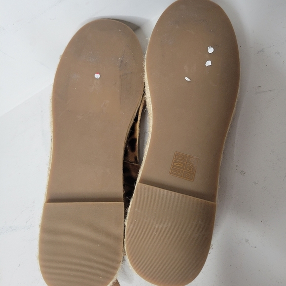 Madewell The Malia Espadrille Sandal in Leopard Calf Hair SZ 9 - Picture 7 of 7